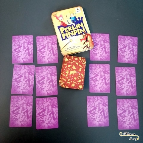 Avis et test jeu de société enfants - perlin pinpin de Cocktail Games - jeu de cartes mathématiques - chance et hasard - médiéval