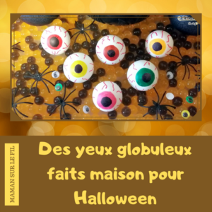 Yeux globuleux de cyclope faits maison pour Halloween avec des balles de ping-pong - Activité enfant - Bricolage - DIY