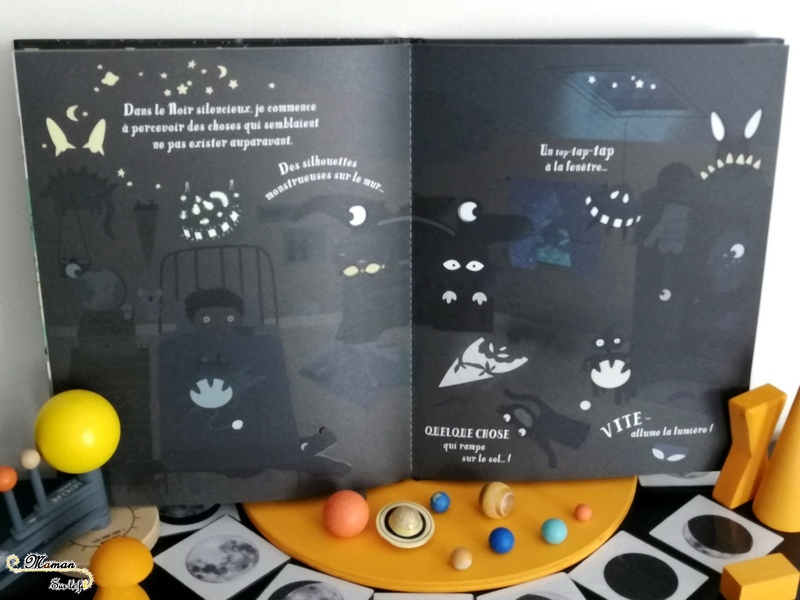 Test - avis - livre enfant - je n'ai pas (trop) peur du noir - nuit - etoiles - editions usborne - livres à découpe - mslf