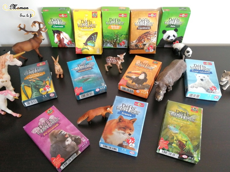 Bioviva - Jeu de cartes Défis Nature sur les animaux d'Europe