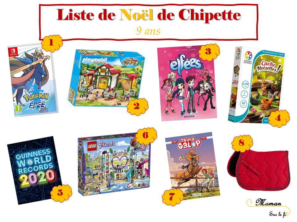 I Wishlist you a merry chrismas - liste de noel fille 9 ans garçon 6 ans - idées cadeaux