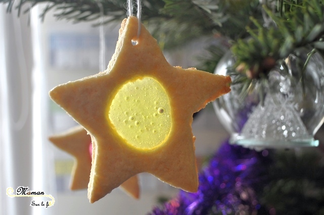 Activité enfants - Cuisine - Sablés vitraux de Noël - Décoration à suspendre sapin - bonbons - mslf