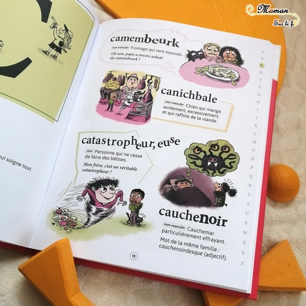 Livre enfants - Mon dictionnaire imaginaire chez Le Robert - mots inventés par les enfants - perles - petits mots - test et avis - mslf