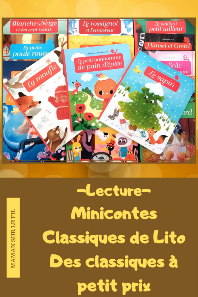 Test avis collection Minicontes Classiques de Lito - Livres enfants à petit prix - contes de noël hiver - La moufle - Le sapin - Le petit bonhomme en pain épices - enfants - mslf