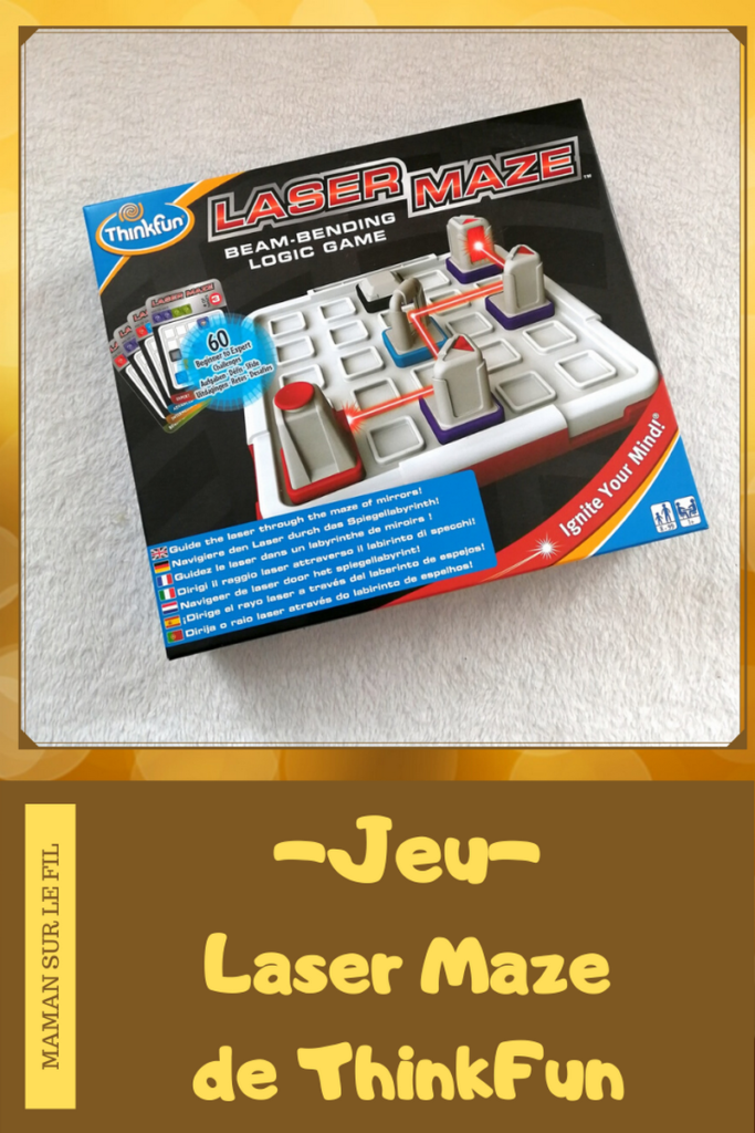 Test et avis - Laser Maze de ThinkFun - casse-tête - jeu de logique - diriger un laser - lumière et diffraction - expériences sciences - défis - mslf