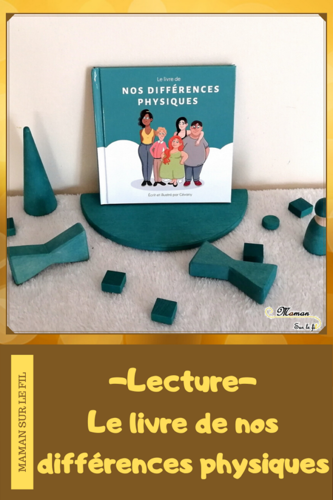 Le livre de nos différences physiques de Cevany - éditions Ailes et graines - littérature jeunesse autour du respect, de la bienveillance, de l'acceptation, du handicap - mslf