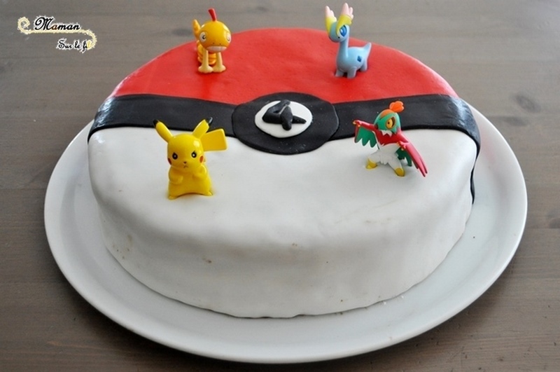 Gâteaux Pokemon - idée anniversaire enfants - pokeball - mini draco - ponyta - cupcake pikachu rondoudou - cake design - mslf