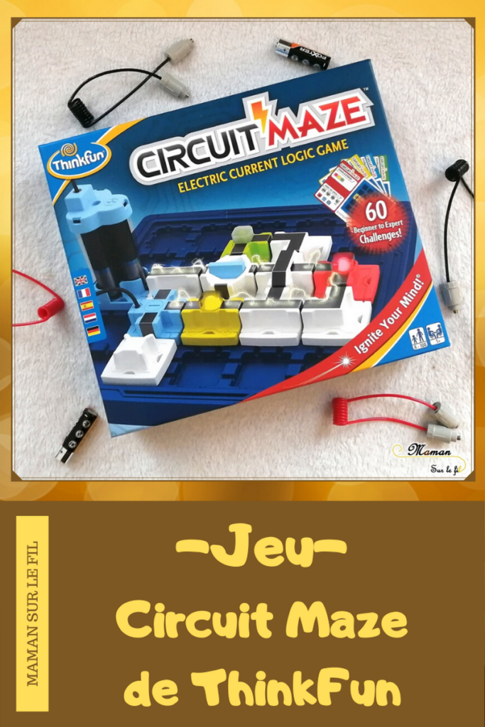 Test et avis - Circuit Maze de ThinkFun - casse-tête - jeu de logique - allumer lampes - circuit électrique - électricité - expériences sciences - défis - mslf