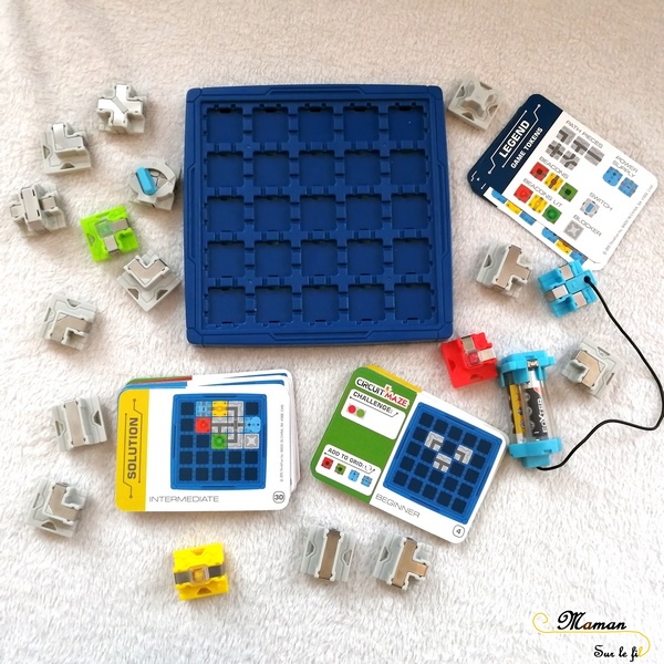 Test et avis - Circuit Maze de ThinkFun - casse-tête - jeu de logique - allumer lampes - circuit électrique - électricité - expériences sciences - défis - mslf