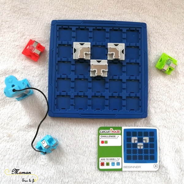 Test et avis - Circuit Maze de ThinkFun - casse-tête - jeu de logique - allumer lampes - circuit électrique - électricité - expériences sciences - défis - mslf