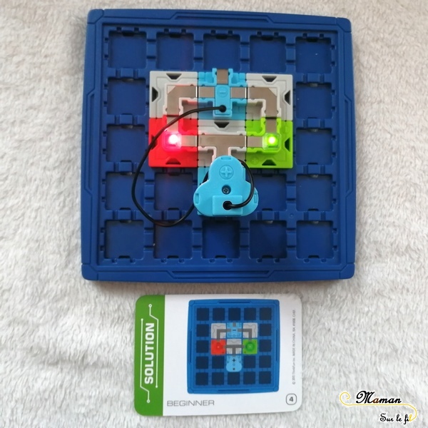 Test et avis - Circuit Maze de ThinkFun - casse-tête - jeu de logique - allumer lampes - circuit électrique - électricité - expériences sciences - défis - mslf