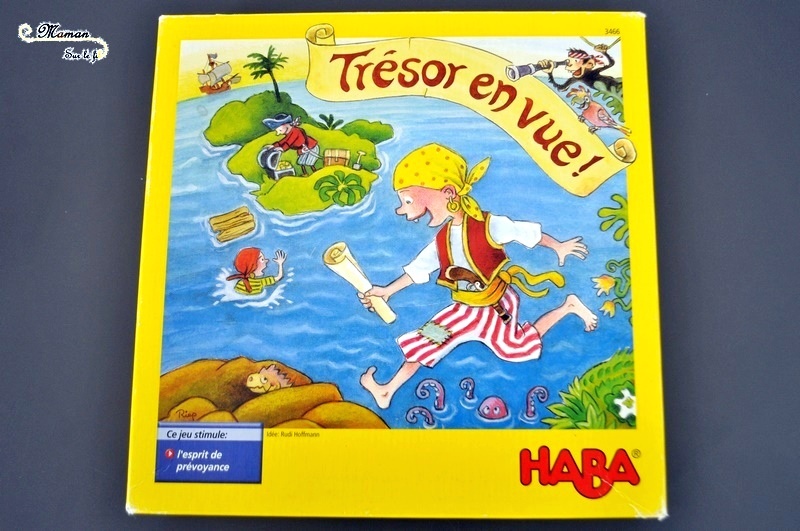 Jeu de société enfants - maternelle - primaire - trésor en vue de Haba - Pirates, trésor, île - stratégie et anticipation - Test et avis - mslf