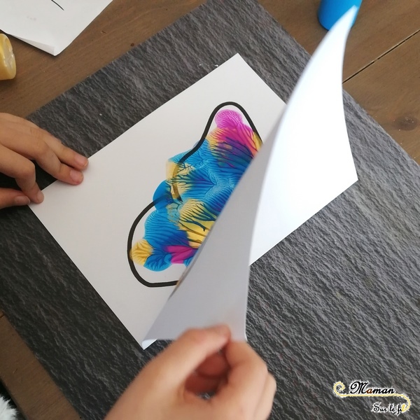 Activité enfants - suspension de papillons en 3 techniques - arbre haie jardin - Couleurs et décoration - peinture par symétrie - Pliage - mslf