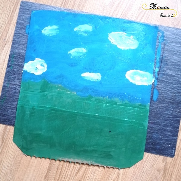 Activité enfants - Créer un paysage printanier en playmais - flocon de mais - jardin des insectes - petites bêtes - Maison, arbre, fleurs, coccinelles, papillons, abeilles - activité créative - mslf