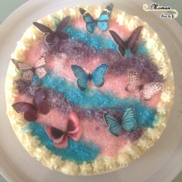 Gâteaux Papillon pour le printemps - idée anniversaire enfants - insectes - ssmarties - chocolat - cake design - mslf