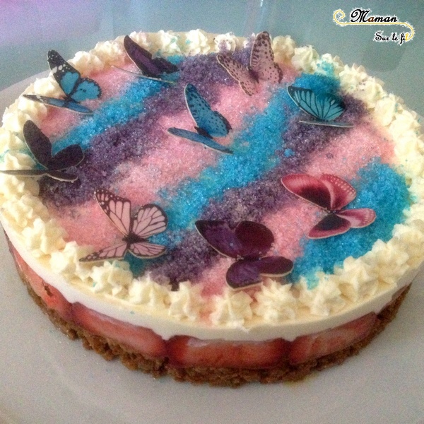 Gâteaux Papillon pour le printemps - idée anniversaire enfants - insectes - ssmarties - chocolat - cake design - mslf