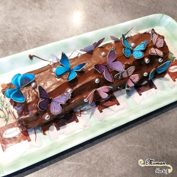 Gâteaux Papillon pour le printemps - idée anniversaire enfants - insectes - ssmarties - chocolat - cake design - mslf