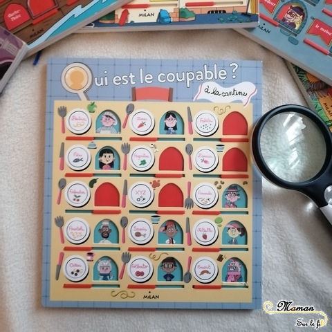 Livre Enfants - Collection Qui est le coupable - Milan - Livre Jeu Enquête - Zoo - Ecole - Manoir Hanté - Pirates - Déduction et Logique - mslf