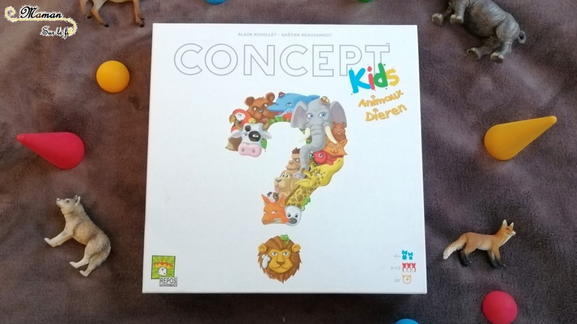 Concept Kids Animaux - version coopérative du jeu Concept adaptée aux  enfants dès 4 ans Repos Production