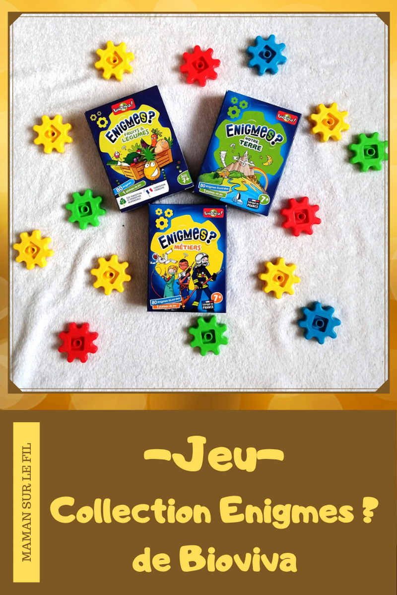 Les Énigmes de Notre Terre - Bioviva - - jeux de société
