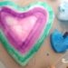 Activité créative et sensorielle Enfants - Peindre des coeurs glacés - glaçons - hiver et froid - amour amitié Saint-Valentin - mslf