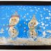 Bonhommes de neige peints avec des pommes de terre - activité manuelle - hiver - arts visuels maternelle - peinture paillettes - pointillisme - mslf