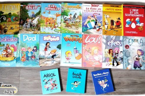 Test et avis livre bande-dessinée enfants - BD préférées fille 9 ans - classiques - chevaux équitation - vie quotidienne - littérature enfant - mslf