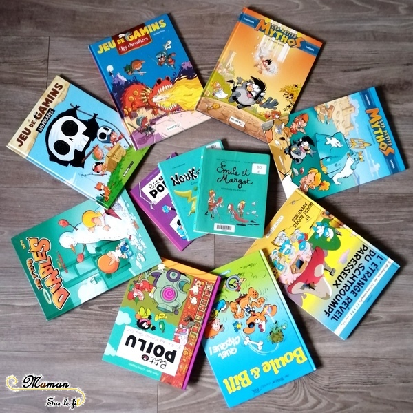 Test et avis livre bande-dessinée enfants - BD préférées garçon 6 ans - classiques - première lecture - mythologie - pirates - vie quotidienne - littérature enfant - mslf