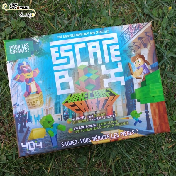 Sélection escape game box et jeux de rôle enfants - Bioviva Grund et 404 Editions - Junior - Louvre - Minecraft - Jeu de société - mslf