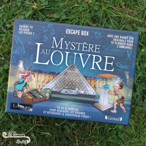 Sélection escape game box et jeux de rôle enfants - Bioviva Grund et 404 Editions - Junior - Louvre - Minecraft - Jeu de société - mslf