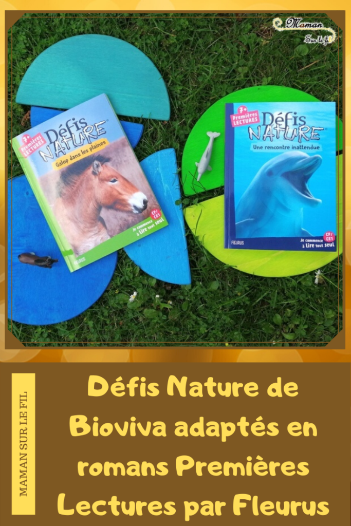 Test et avis livre enfants - Défis Nature - Cheval - Dauphins - Bioviva et Fleurus - Romans Premières lectures - cp - ce1 - Jeux et compréhension - littérature enfant - mslf