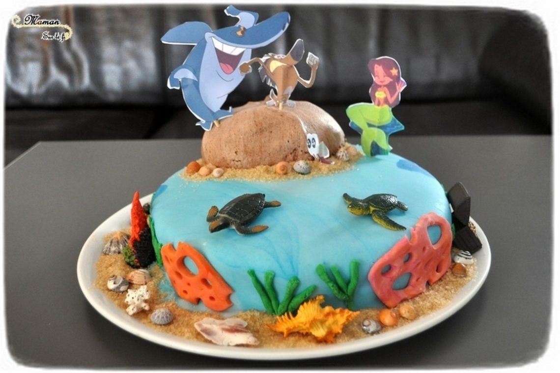 Gateaux Sur Le Theme De L Ete Et De La Plage Anniversaire Maman Sur Le Fil