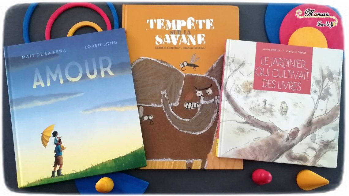 Livres Enfants - Maison éditions D'Eux arrive en France - Tempête sur la Savane - Humour - Amour - Le jardinier qui cultivait des livres - solitude et différences - relations - test et avis - mslf