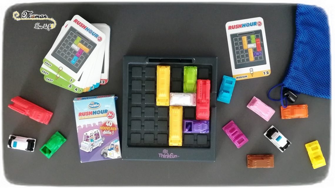 Jeu de société enfants et adultes - primaire - Rush Hour Jr. de Thinkfun - Jeu de casse-tête et logique - Libérer le glacier - été - Test et avis - mslf