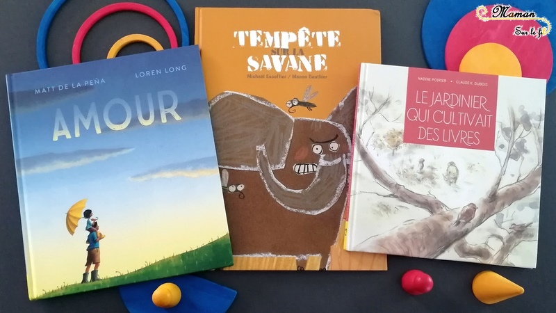 Livres Enfants - Maison éditions D'Eux arrive en France - Tempête sur la Savane - Humour - Amour - Le jardinier qui cultivait des livres - solitude et différences - relations - test et avis - mslf