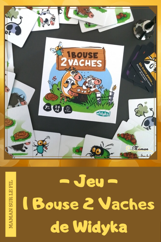 Jeu de société enfants et adultes - primaire - 1 bouse 2 Vaches - Jeu de bluff rigolo - Estimation, mises, enchères - Test et avis - mslf