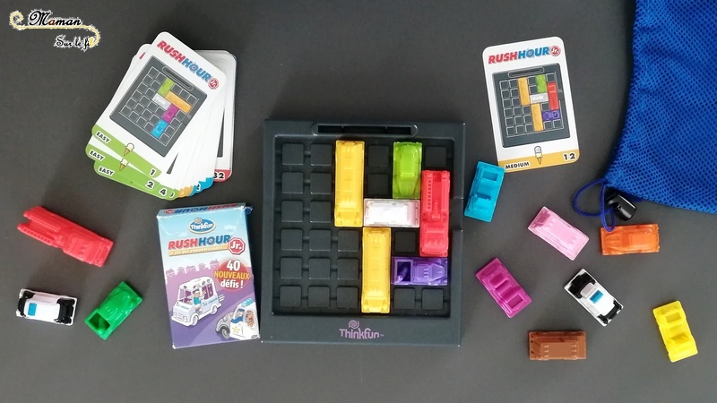 Jeu de société enfants et adultes - primaire - Rush Hour Jr. de Thinkfun - Jeu de casse-tête et logique - Libérer le glacier - été - Test et avis - mslf