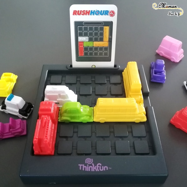 Jeu de société enfants et adultes - primaire - Rush Hour Jr. de Thinkfun - Jeu de casse-tête et logique - Libérer le glacier - été - Test et avis - mslf