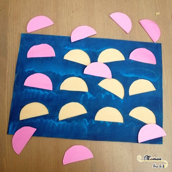 Puzzle méduses en carton - idée récup - activité enfants - diy fait maison - association couleurs tentacules - logique - casse-tete - filaments - maternelle - mslf