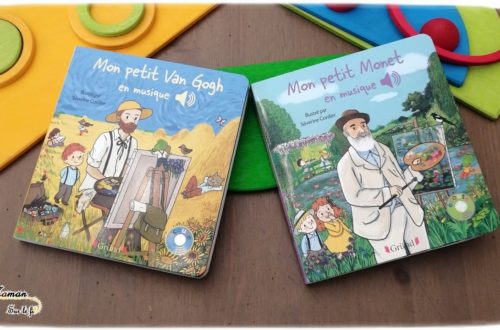 Livres enfants sonores - Découverte de l'art par la musique - Mon petit Monet et Van Gogh - Gründ - Peinture et musiques classique - littérature jeunesse - préscolaire et maternelle - Tournesols et Nymphéas - mslf