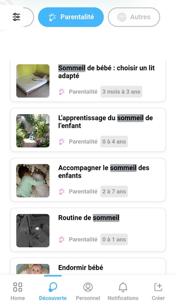 Application gratuite Parentalist - Assistant parental collaboratif - Idées d activités, de repas, de recettes, de jeux, de lectures pour les enfants - Conseils en parentalité - Inspiration - mslf