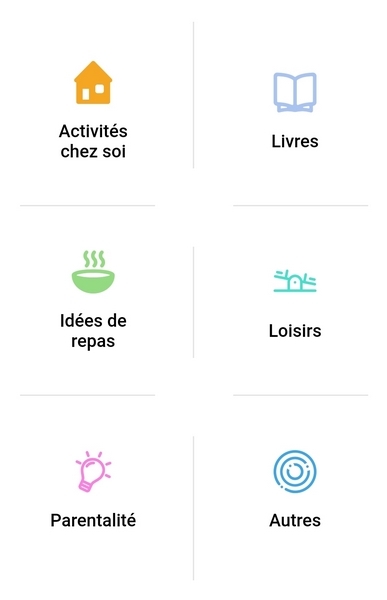 Application gratuite Parentalist - Assistant parental collaboratif - Idées d activités, de repas, de recettes, de jeux, de lectures pour les enfants - Conseils en parentalité - Inspiration - mslf