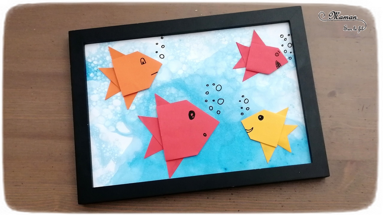 Aquarium De Poissons En Origami Activite Maman Sur Le Fil Aquarium De Poissons En Origami Activite Maman Sur Le Fil