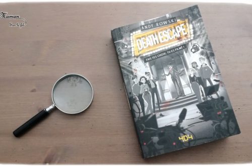 Lecture adolescents et adultes - Death Escape - 404 éditions - Livre à choix - Horreur, escape game, énigmes, télé-réalité - Test et avis - Livres ados - mslf