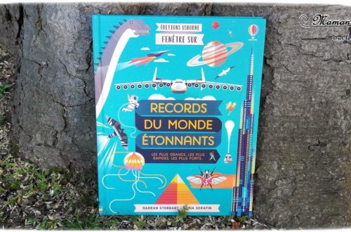 Test et avis livre enfants - Fenêtre sur records du monde étonnants Usborne - Livre à rabats - fenêtres - littérature enfant - mslf