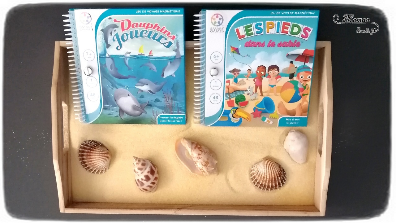 Les Pieds Dans le Sable - Jeu de Voyage Magnétique pour les Enfants