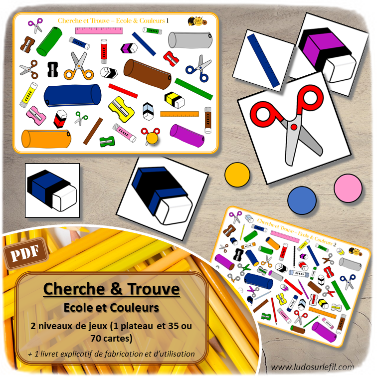 Nouveautés de septembre - Boutique en ligne Ludo sur le fil - fichiers jeux pdf à imprimer - Ecole, rentrée, animaux rigolos, météo et ciel, automne et halloween - mslf