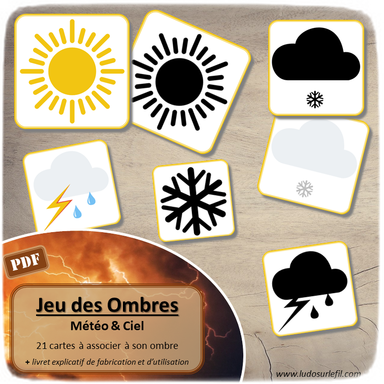 Nouveautés de septembre - Boutique en ligne Ludo sur le fil - fichiers jeux pdf à imprimer - Ecole, rentrée, animaux rigolos, météo et ciel, automne et halloween - mslf