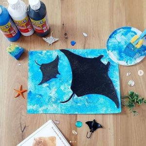 Participations au RV sur le fil : Techniques de peinture originales - Activités créatives enfants