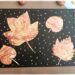 Activité créative enfants - technique de peinture rigolote - Feuilles d'automne Peinture aux marrons - Coton-tige et pointillisme - Arts visuels automne et maternelle - mslf